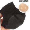 BIUDECO 4 Pairs Toeless Moisturizing Heel Socks Comfortable Gel Covers Breathable Cotton Material for Dry Cracked Feet Protection and Softening Fits Men and Women Reusable and Durable view 4