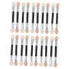 AUTSUPPL 20pcs Double Ended Eyeshadow Brush Lightweight Dual Sided Sponge Applicators Durable Handle Makeup Tools for Women Travel Daily Use Parties Weddings view 1