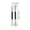 AUTSUPPL 20pcs Double Ended Eyeshadow Brush Lightweight Dual Sided Sponge Applicators Durable Handle Makeup Tools for Women Travel Daily Use Parties Weddings view 2