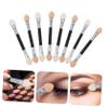 AUTSUPPL 20pcs Double Ended Eyeshadow Brush Lightweight Dual Sided Sponge Applicators Durable Handle Makeup Tools for Women Travel Daily Use Parties Weddings view 3