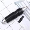 BELLIFFY Electric Nose Ear Hair Trimmer Rotary Shaver for Men Women Safe Facial Hair Clipper with Skin Protecting Cone Painless Motorized Grooming Device Black view 2