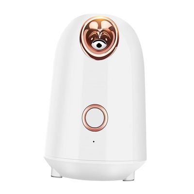 HONMEET Facial Steamer with Hot Mist Nano Spray Moisturizing Face Spa Humidifier for Home Use Softens Skin Opens Pores and Enhances Hydration US Plug Ivory White Suitable for Distilled