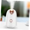 HONMEET Facial Steamer with Hot Mist Nano Spray Moisturizing Face Spa Humidifier for Home Use Softens Skin Opens Pores and Enhances Hydration US Plug Ivory White Suitable for Distilled view 3
