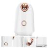 HONMEET Facial Steamer with Hot Mist Nano Spray Moisturizing Face Spa Humidifier for Home Use Softens Skin Opens Pores and Enhances Hydration US Plug Ivory White Suitable for Distilled view 4