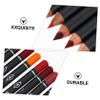 IWOWHERO 12Pcs Matte Lip Lining Pencil Lip Shaping Cosmetic for Women Color Versatile Shades and Prevent Feathering view 4