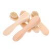 BUTIFULSIC 5pcs Facial Cleansing Brush with Soft Bristles Wooden Handle for Deep Pore Cleaning Exfoliating and Massaging Lightweight Portable Face Wash Brush for Men and Women Daily Skincare view 1