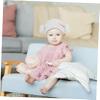 COOPHYA Thickened Cotton Hair Towel Wrap with Heart Pattern Soft Absorbent Hair Drying Cap for Bath and Travel view 4