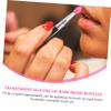 Beatifufu 5Pcs Silicone Makeup Brushes for Precise Lipstick Application and Eyeshadow Sequin Use Skin Friendly Durable Cosmetic Lip and Eye Shadow Tools with Comfortable Easy Clean Silicone view 4