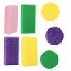 MUCKLILY 4pcs Pedicure Foot Rasp Durable PU Callus Removers for Foot Sole Exfoliating and Dead Skin Removal Safe and Washable view 3