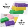Beaupretty 4pcs Foot Callus Remover Files for Dead Skin Exfoliation PU Pedicure Tools with Coarse and Fine Grit for Heel Repair and Cracked Skin Removal Suitable for Men Women and Elders view 3