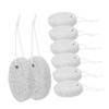FRCOLOR 8pcs Oval Pumice Stones for Foot Care Portable Dead Skin Remover Callus Removing Scrubber for Pedicure and Hand Use Lightweight Foot Rasp view 1