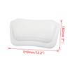 FOMIYES PU Bathtub Pillow with Suction Cups Durable Spa Bath Neck Support Cushion for Family and Home Use Bath Tub Cushion Compatible with All Tub view 3