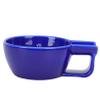 MUSISALY Ceramic Shaving Soap Bowl Large Capacity Wide Mouth Portable Handle for Men Barber Tool Rich Foaming Shave Soap Container Durable for Home and Salon Use view 1