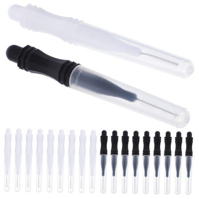 VALICLUD 60 pcs Portable Eyebrow Lamination Brush with Protective Caps Spoolies for Precision Styling Durable Lightweight Eyebrow Brush Kit for Travel and Daily Use