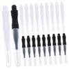 ERINGOGO 60 pcs Micro Eyebrow Lamination Brush with Caps Portable Brow Brush Tool Protective Dustproof Design Multi Functional Micro Spoolies for Precise Hair Stroke Styling view 1