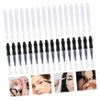 ERINGOGO 60 pcs Micro Eyebrow Lamination Brush with Caps Portable Brow Brush Tool Protective Dustproof Design Multi Functional Micro Spoolies for Precise Hair Stroke Styling view 4