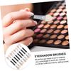Beatifufu 30pcs Dual Ended Eyeshadow Makeup Sticks Durable Aluminum Tube Cosmetic Applicators for Party Wedding Daily Use Eye Makeup Application Tool Women view 4