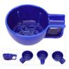 ETHZZLE Ceramic Men Shaving Bowl Blue Durable Practical Bubble Foaming Soap Cup for Smooth Shave and Gift Use view 3