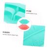 TINEASUR 3pcs Silicone Lip Scrub Brush Mini Exfoliating Lip Brush Soft Face Cleaner for Sensitive Skin Gentle Massage and Deep Cleansing for Daily Skincare Random Color view 3