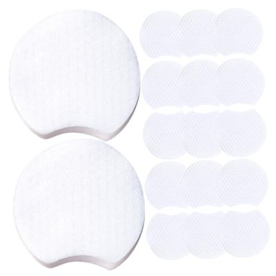 VALICLUD 1200Pcs Thick Disposable Makeup Remover Pads for Women Half Round Exfoliating Face Pads with for Travel and Daily Facial Use