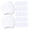 VALICLUD 1200Pcs Thick Disposable Makeup Remover Pads for Women Half Round Exfoliating Face Pads with for Travel and Daily Facial Use view 1