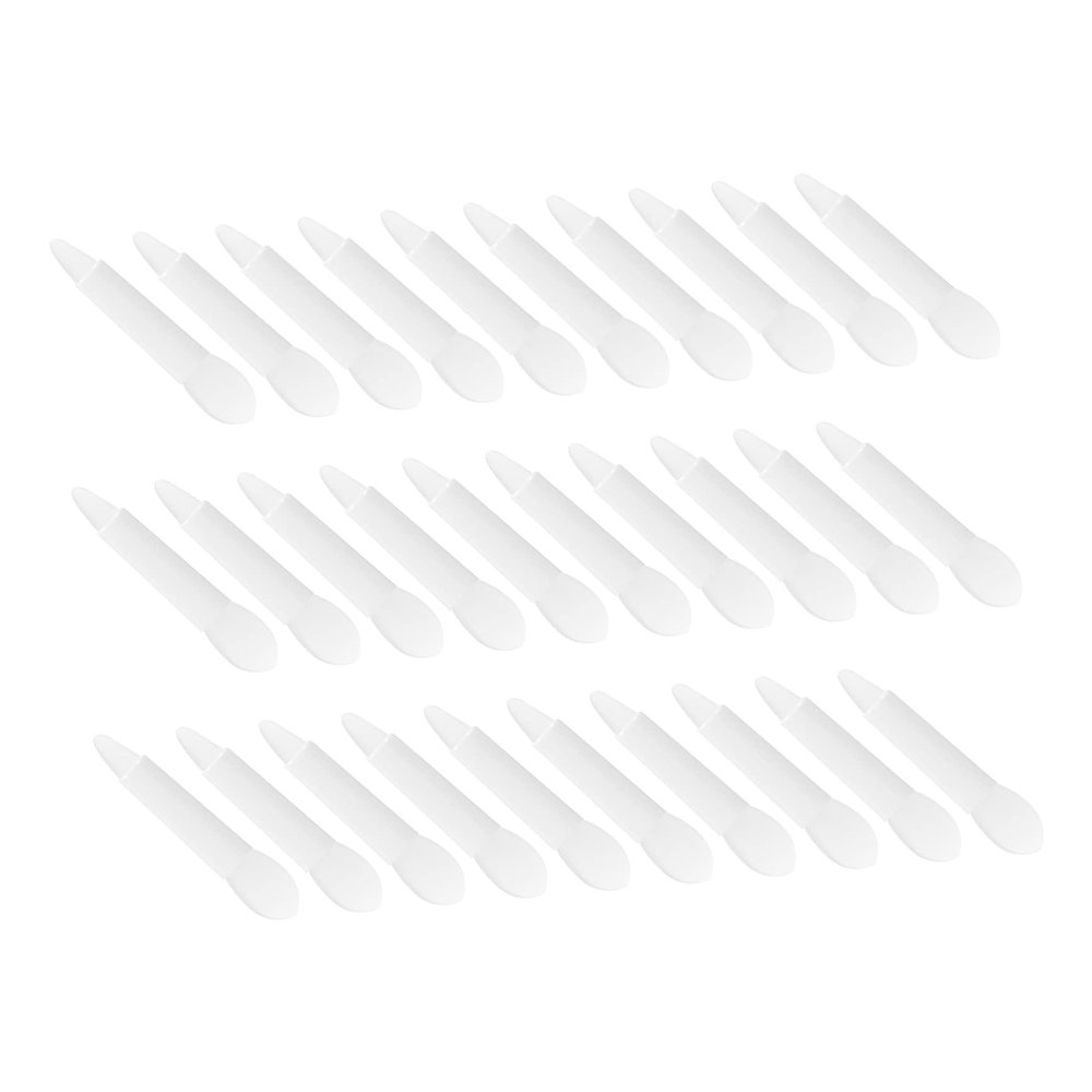 Ipetboom 30Pcs Double Ended Silicone Lip Brushes for Makeup Lipstick Applicators Durable Lip Balm Brush for Even Mask Application and Gloss Coverage Portable Cosmetic Tool
