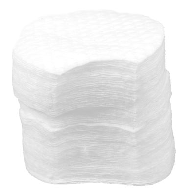 PartyKindom 900Pcs Non Woven Face Makeup Pads for Women and Supple Elastic Facial Remover Cloths Half Round Thickened Cotton with Texture for Cleansing and Oil Removal