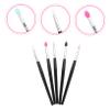 ASAKKURA 5Pcs Silicone Eyeshadow Brushes Non Stick Eye Makeup Applicators with Comfortable Handles for Women and Professional Beauty Supply for Precise Lipstick and Blush Application view 4