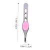 CATIEBYE 4Pcs Stainless Steel Eyebrow Tweezers Durable Grip for Trimming and Facial Hair Removal view 2