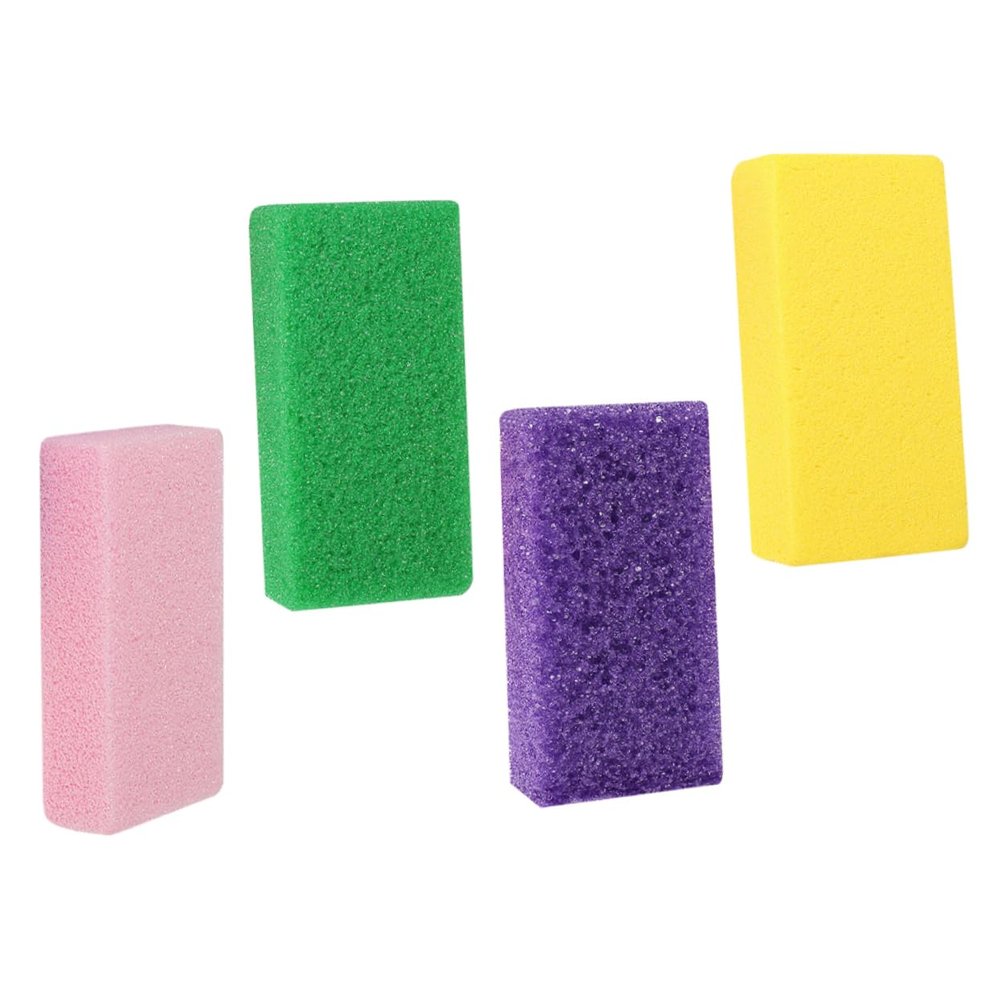 DECHOUS 4pcs Foot Callus Removers Foot Care Files Exfoliators for Hard Skin Removal Durable Washable Pedicure Tools
