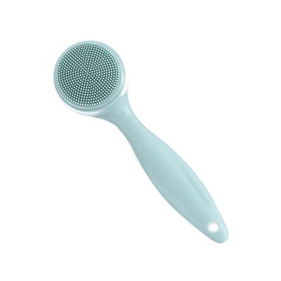 BIUDECO Silicone Facial Clean Brush Deep Cleansing Manual for Gentle Exfoliation and Skin Massage Durable Safe Material Removable Head for Easy Cleaning Portable Face Scrubber Tool