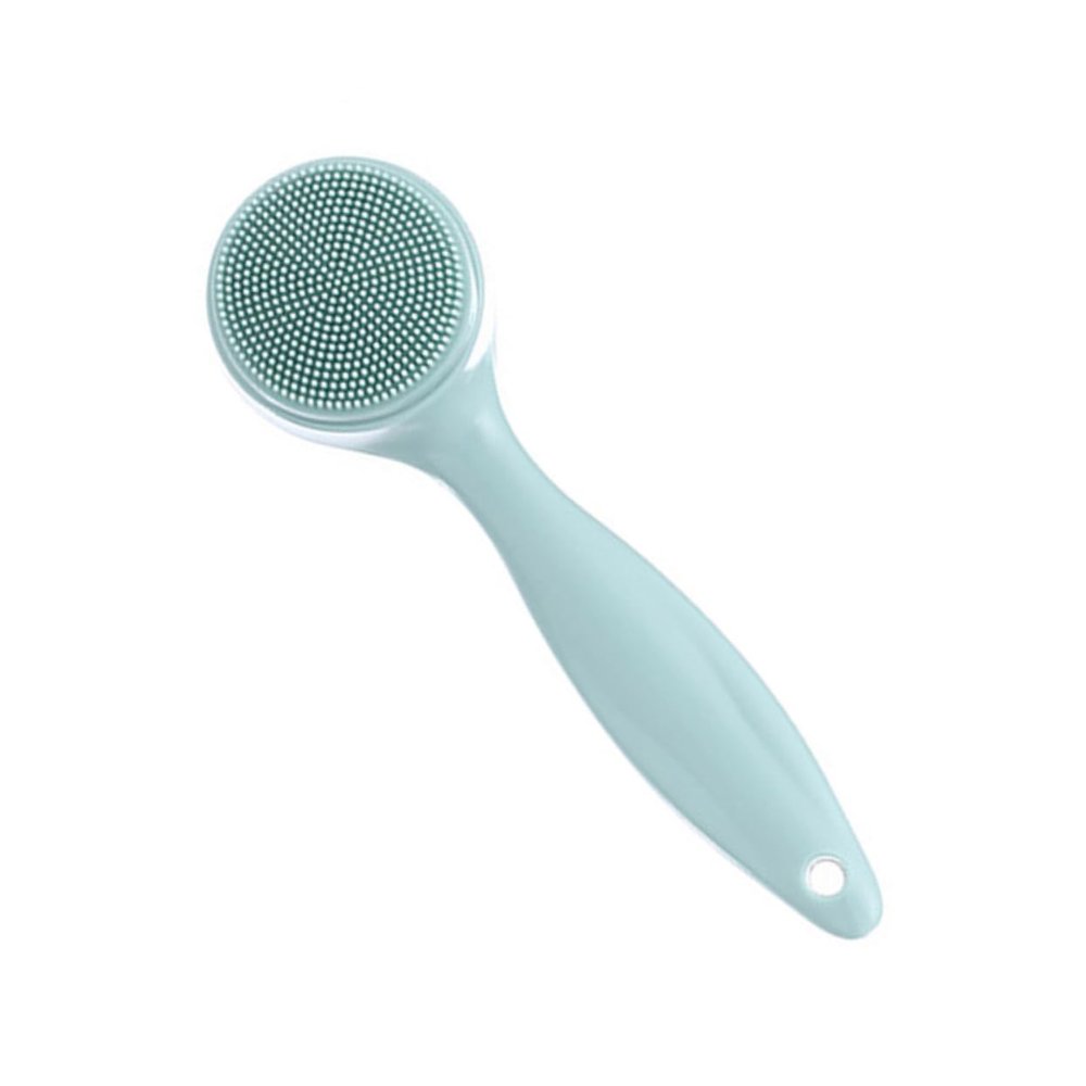 BIUDECO Silicone Facial Clean Brush Deep Cleansing Manual for Gentle Exfoliation and Skin Massage Durable Safe Material Removable Head for Easy Cleaning Portable Face Scrubber Tool