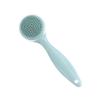 BIUDECO Silicone Facial Clean Brush Deep Cleansing Manual for Gentle Exfoliation and Skin Massage Durable Safe Material Removable Head for Easy Cleaning Portable Face Scrubber Tool view 1