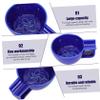 BUTIFULSIC Ceramic Shaving Bowl for Men Durable Blue Foam Soap Dish Thick Edge Polished Lather Cup for Home Use Easy Stir and view 4