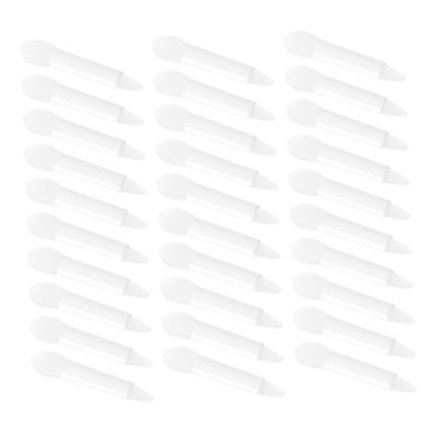 ASAKKURA 30Pcs Silicone Lip Brush for Makeup Use Dual Ended Transparent Applicators Durable Handle Precise Lipstick and Gloss Application Tools for Routine