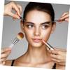 ASAKKURA Fluffy Loose Powder Foundation Blush Brush for Women Multi Functional Cosmetics Makeup Brush for Blending and Setting Rounded Tapered Soft Bristles for Smooth Finish view 2