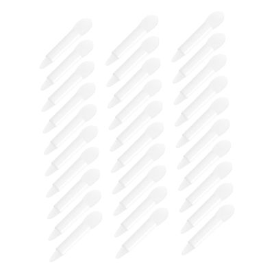 AUTSUPPL 30Pcs Double Head Silicone Lip Mask Brushes Portable Lip Balm Applicators and Liquid Cosmetic Application Soft Comfortable Handle for Daily Makeup Use