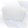 ASAKKURA PU Bath Pillow with Strong Suction Cups Durable Soft Neck Cushion for Bathtubs Suitable for Home Spa and All view 2