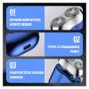 PWVFXHYF 2025 New Upgrade Mini Dual-Head Electric Shaver - Pocket-Size USB Rechargeable Shaver for Men, Washable Double Head Razor(Green) view 4