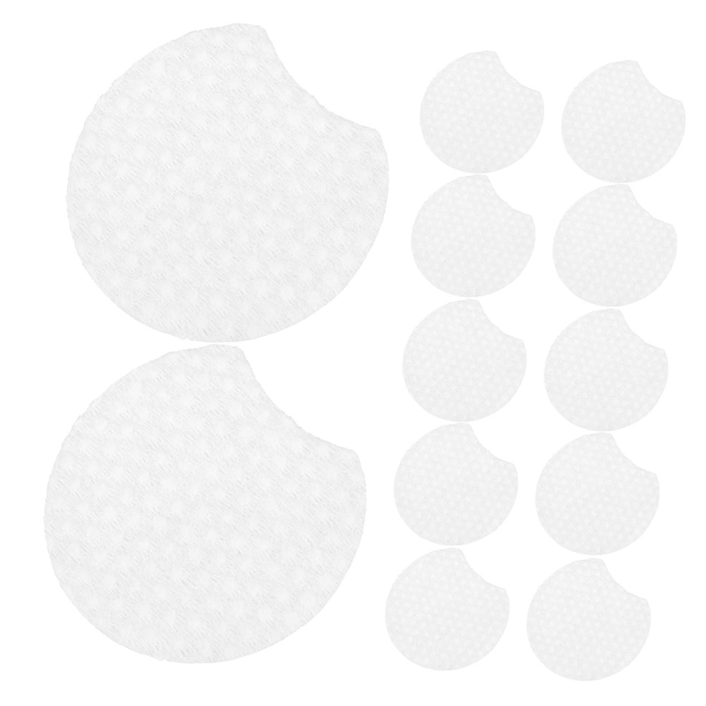 Baluue 900Pcs Thickened Half Round Makeup Remover Pads Soft Non Woven Cosmetic Facial Rounds for Comfortable Cleansing and Exfoliation Disposable Lint Pads for Daily Use and Travel
