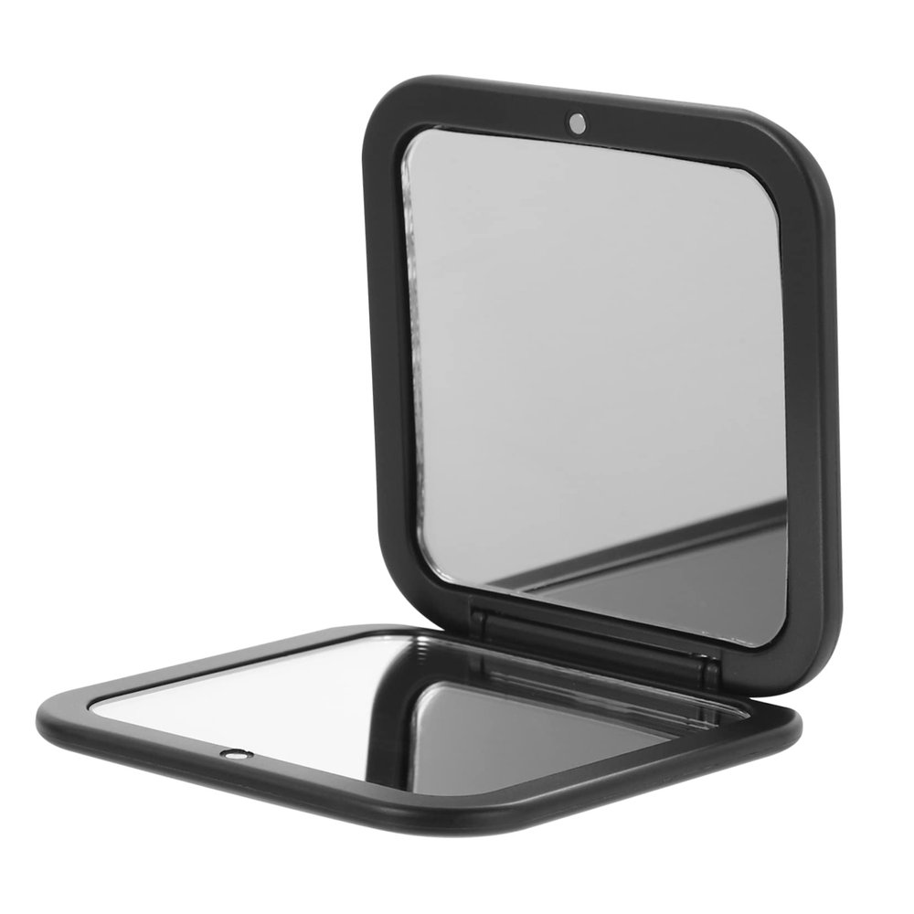 MUCKLILY Compact Folding Mini Makeup Mirror Small Portable Pocket Mirror for Purse Travel Lightweight Elegant Design Practical Women for Go Touch Ups