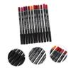 BIUDECO 12Pcs Lip Liner Pencil Matte Wood Makeup Lipsticks Accessory Portable with Smooth Texture for Precise Lip Contouring and Color view 2