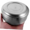 PACKOVE Stainless Steel Shaving Bowl with Lid for Men Durable Shave Cream Soap Container Practical Bathroom Accessory for Home Barbershop Salon Gift view 3