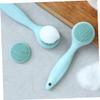 Baluue Food Grade Silicone Manual Facial Cleansing Brush for Deep Pore Cleaning Gentle Face Scrubber and Nose Massager Eco Friendly Skin Care Tool for Blackhead Prevention and Elastic view 4