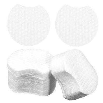 Beaupretty 900Pcs Thickened Half Round Makeup Removing Pads Supple Facial Cleansing and Exfoliating Cosmetic Pads for Daily Skin Care Gentle Pore Cleaning and Oil Removal Lint Disposable