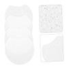 Beaupretty 900Pcs Thickened Half Round Makeup Removing Pads Supple Facial Cleansing and Exfoliating Cosmetic Pads for Daily Skin Care Gentle Pore Cleaning and Oil Removal Lint Disposable view 3