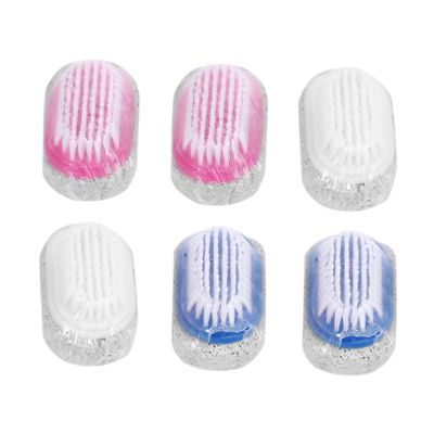 Healvian 6pcs Natural Pumice Foot Stones Double Sided Callus Remover for Dead Skin Scraping Exfoliating Pedicure Foot Scrubber Lightweight Portable for Smooth Random Color