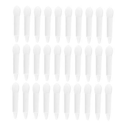 CATIEBYE 30Pcs Dual Ended Silicone Lip Mask Brushes for Even Makeup Application Durable Handle Skin Friendly Material Suitable for Lipstick Lip Gloss and Care Use