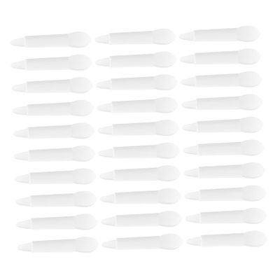 BUTIFULSIC 30Pcs Dual Ended Silicone Lip Brushes for Cosmetic Lipstick Lip Balm Application Fine Soft Heads for Smooth Makeup Semi Transparent Design for Daily and Professional Use