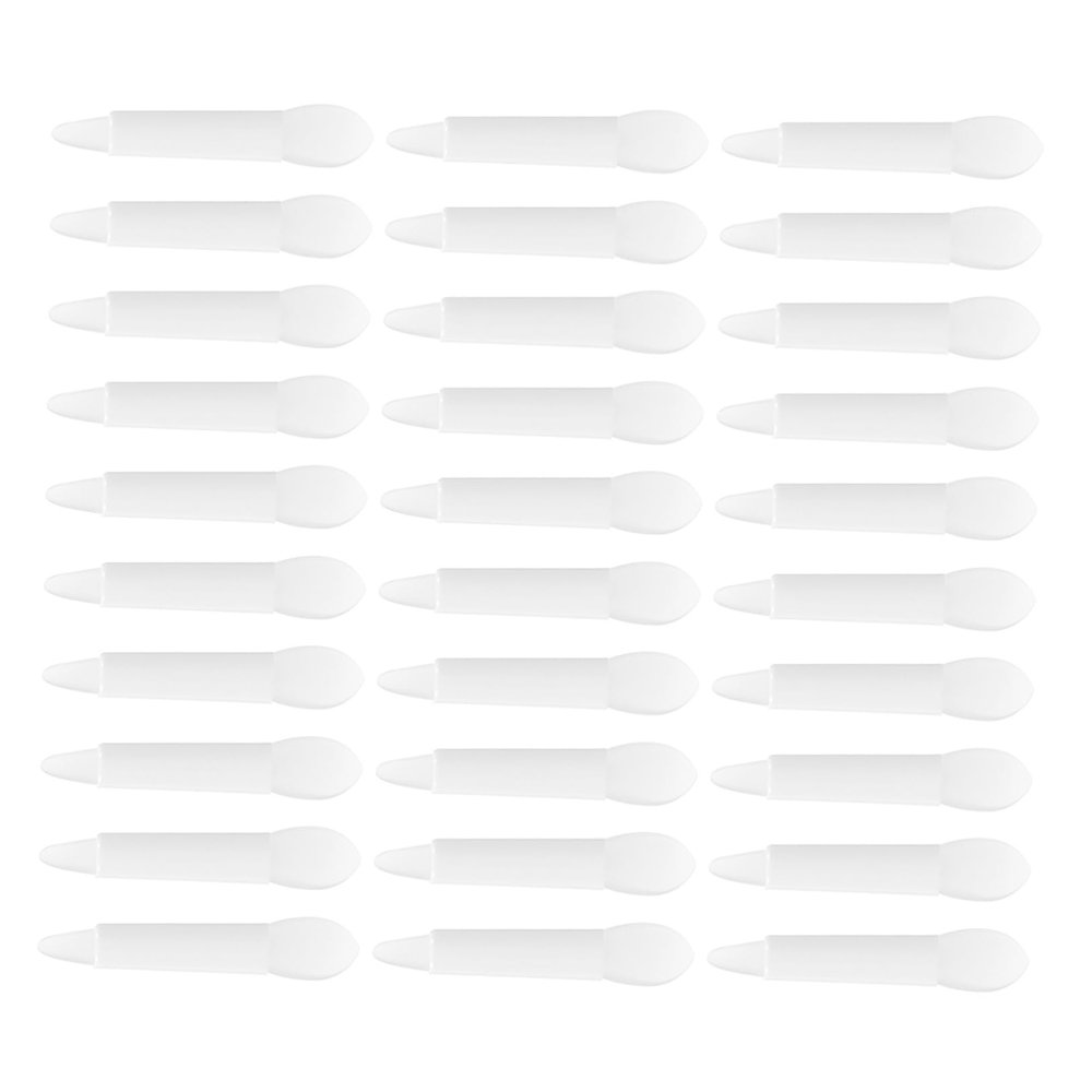 DECHOUS 30Pcs Dual Ended Silicone Lip Mask Brushes Soft Durable Lipstick Applicators for Smooth Color Application Travel Friendly Makeup Tools for Professional and Home Use